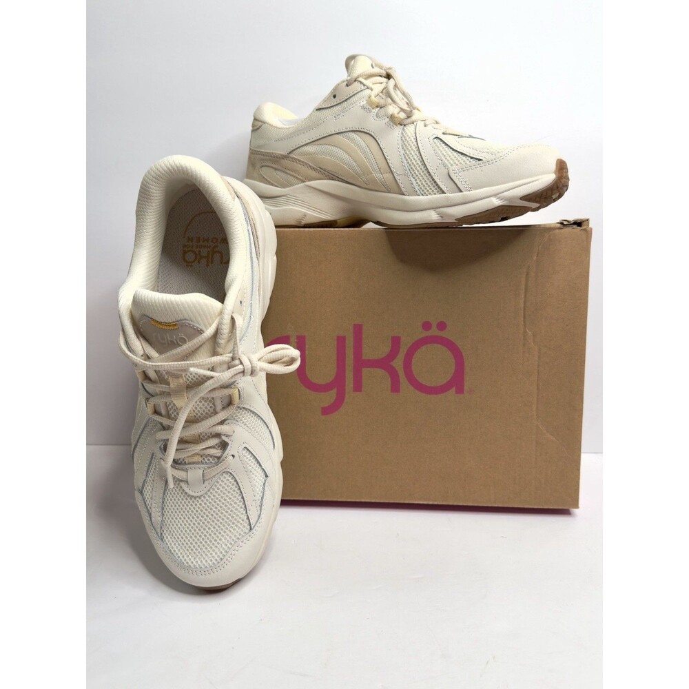 New Ryka Women's Skylift Gardenia White ￼Walking Shoes SIZE 10M  NIB